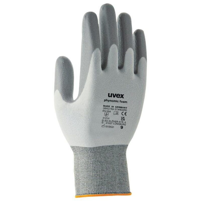 uvex phynomic foam safety glove