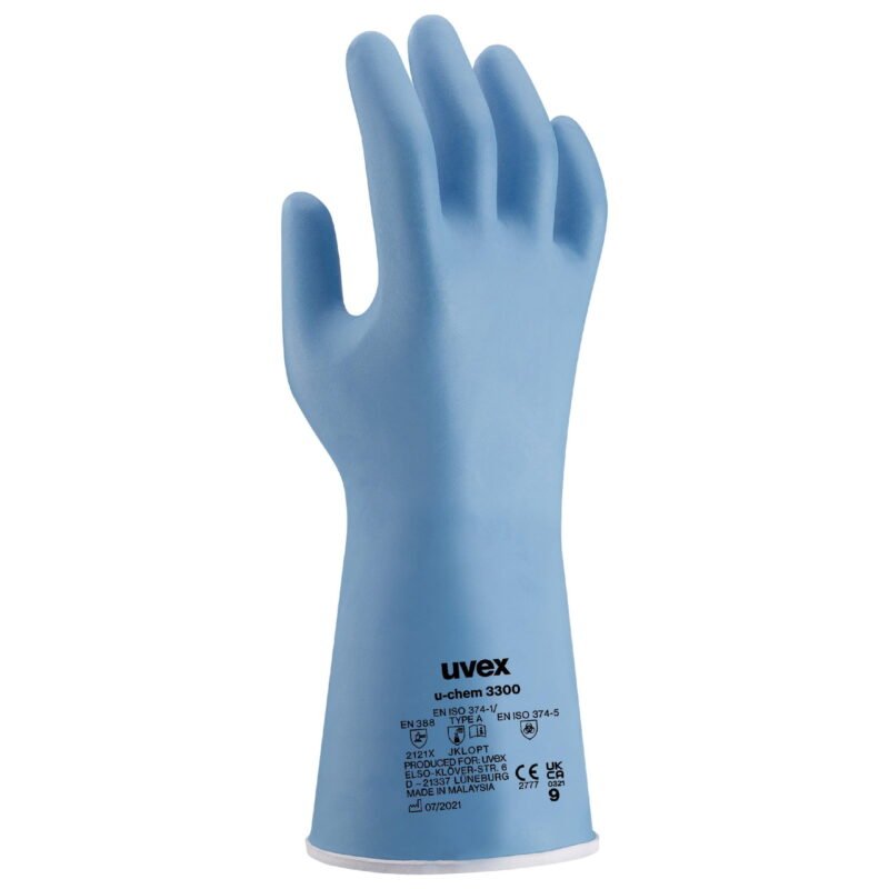 Перчатки для химзащиты uvex u-chem 3300 — изображение 4