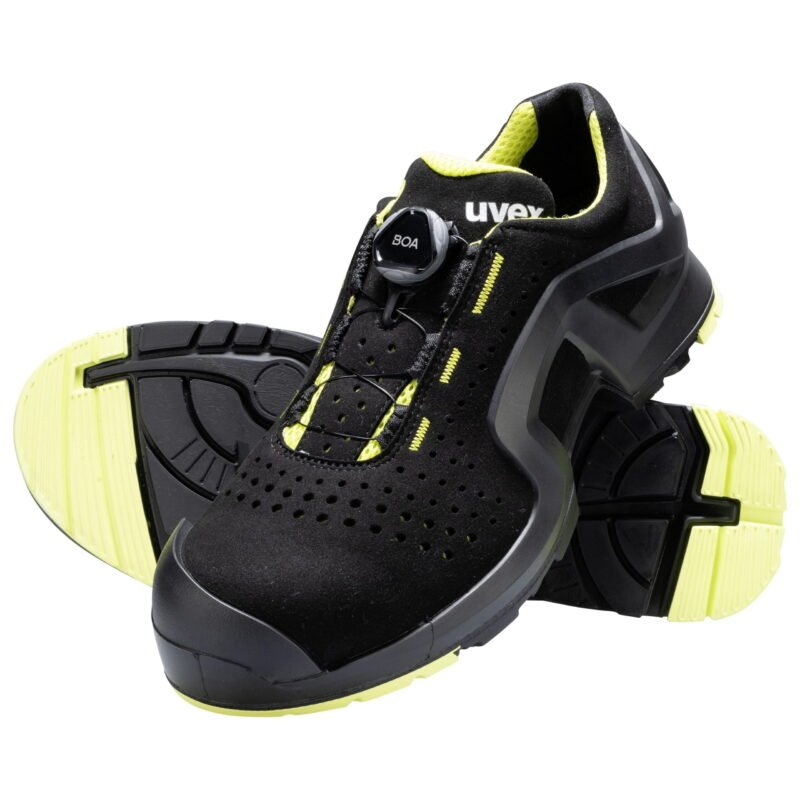 uvex 1 x-tended support BOA® safety shoes S1P low shoe